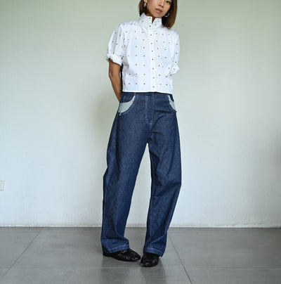 Jafa Barrel-Leg Jeans