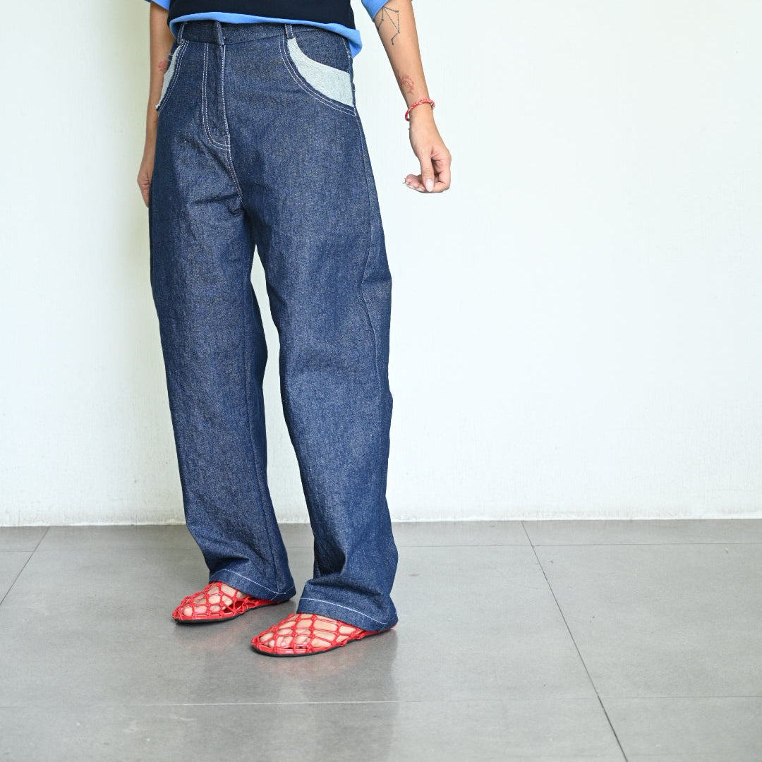Jafa Barrel-Leg Jeans