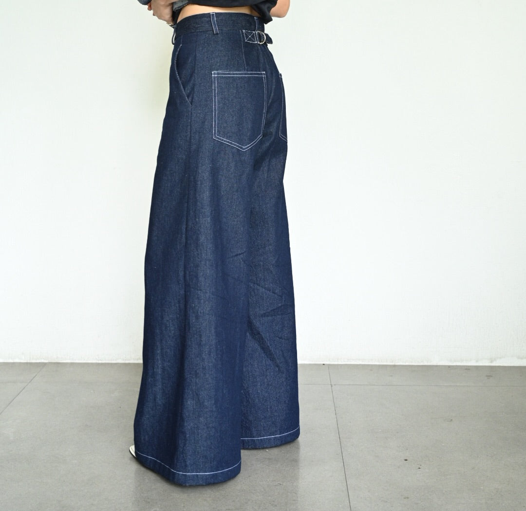 Nani Wide-Leg Slit Pants