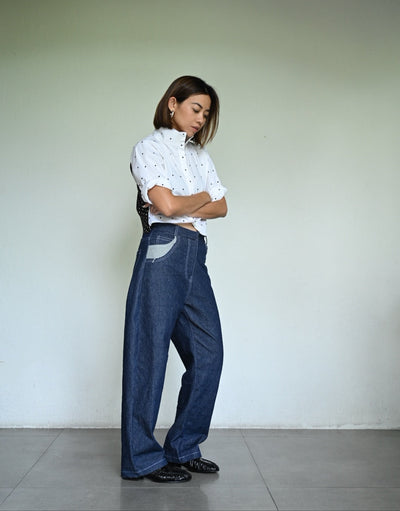 Jafa Barrel-Leg Jeans
