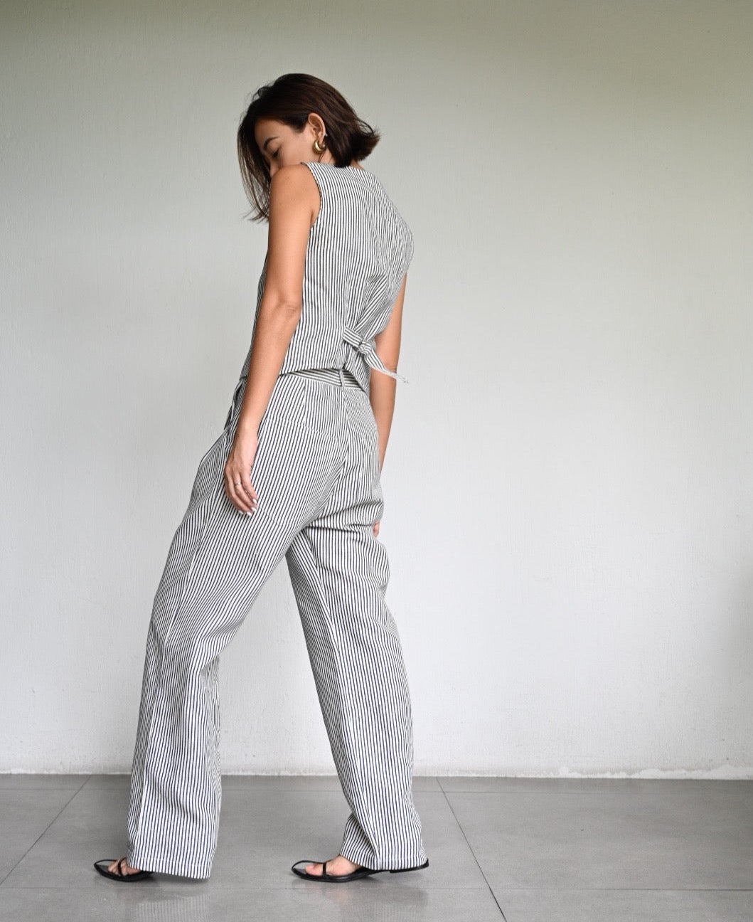 Adria Stripes Vest and Trousers