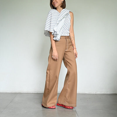 Dominique Trousers/White Threads