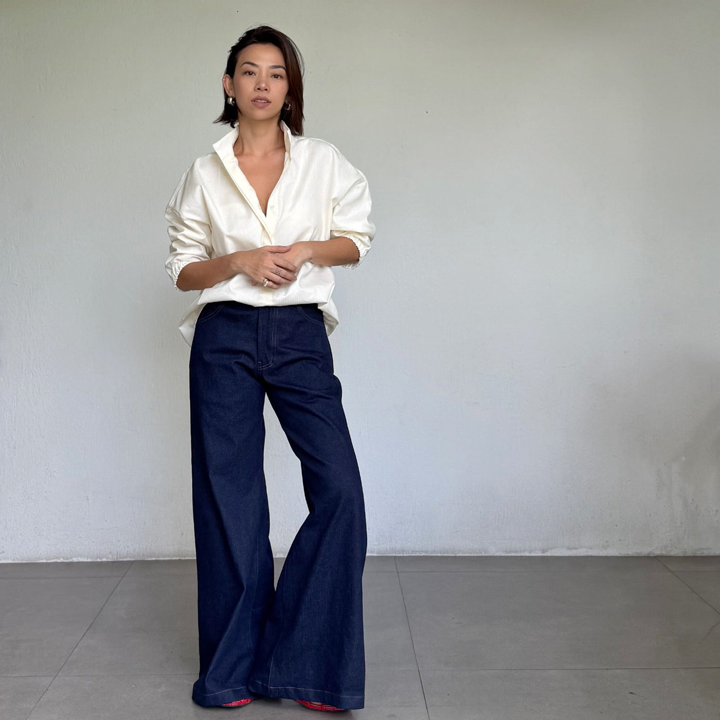 Dominique Denim Trousers