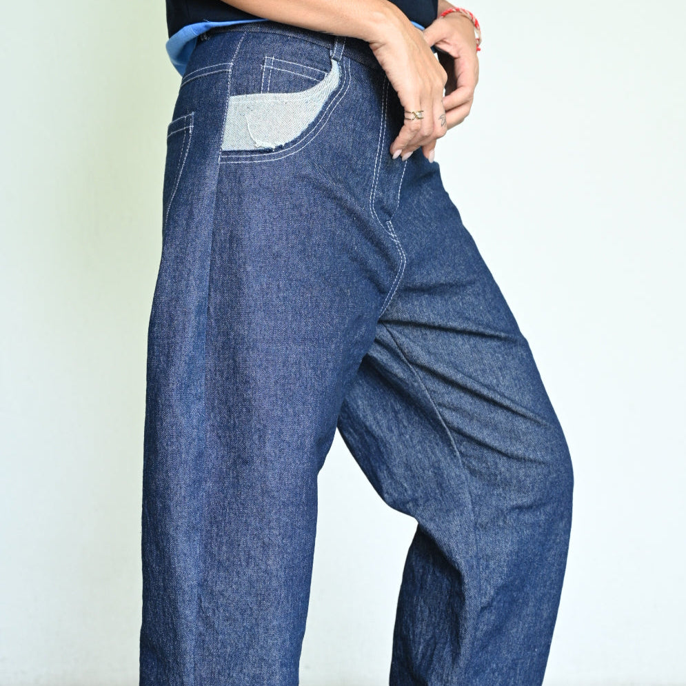 Jafa Barrel-Leg Jeans