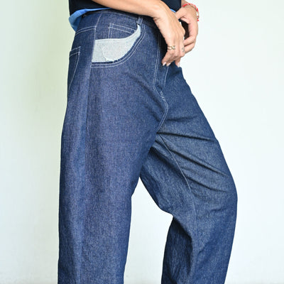 Jafa Barrel-Leg Jeans