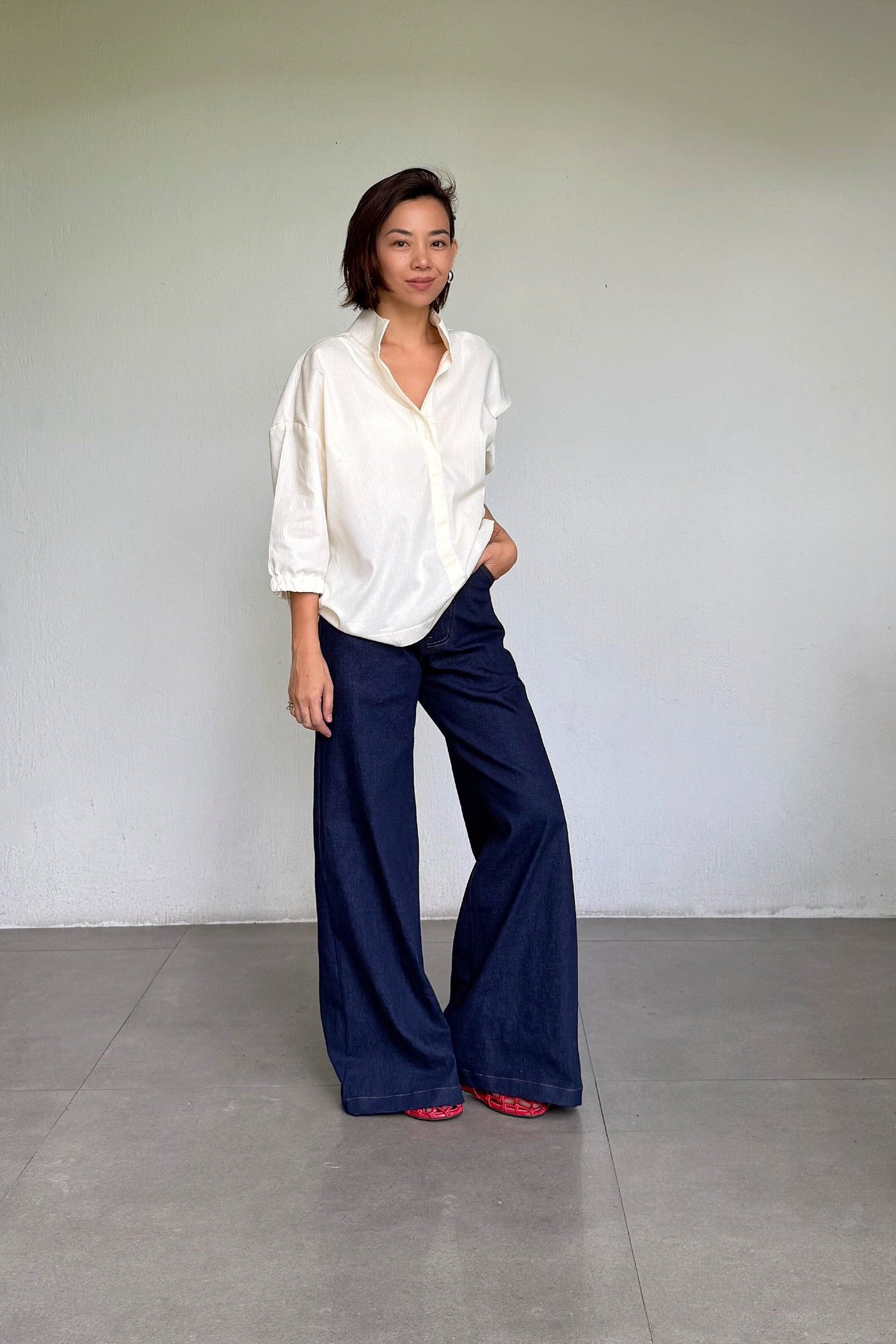 Dominique Denim Trousers