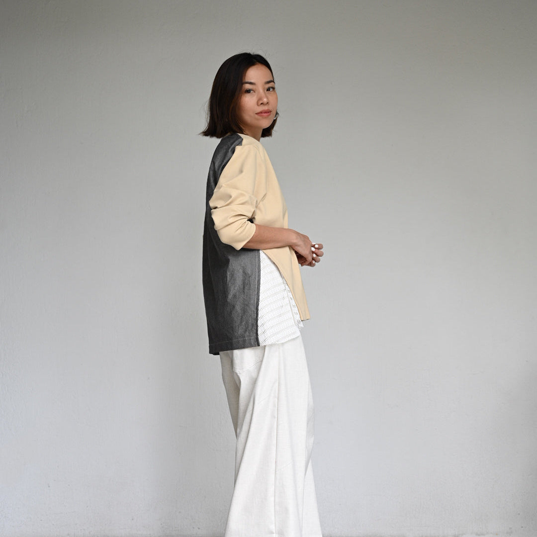 Pullover with Side Slits