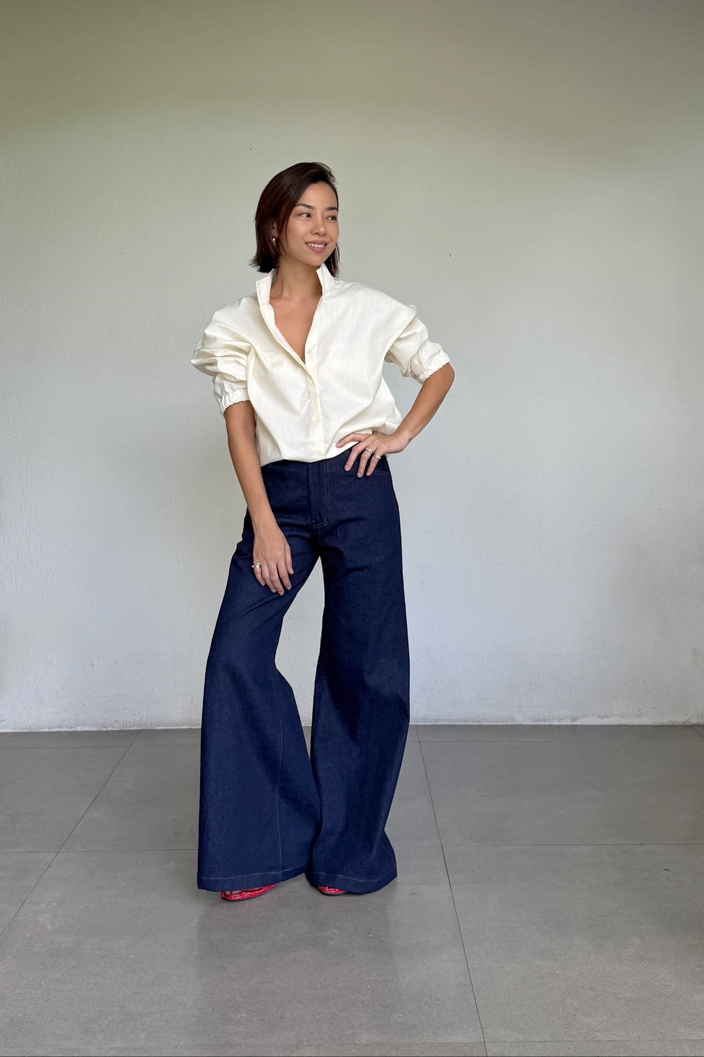Dominique Denim Trousers