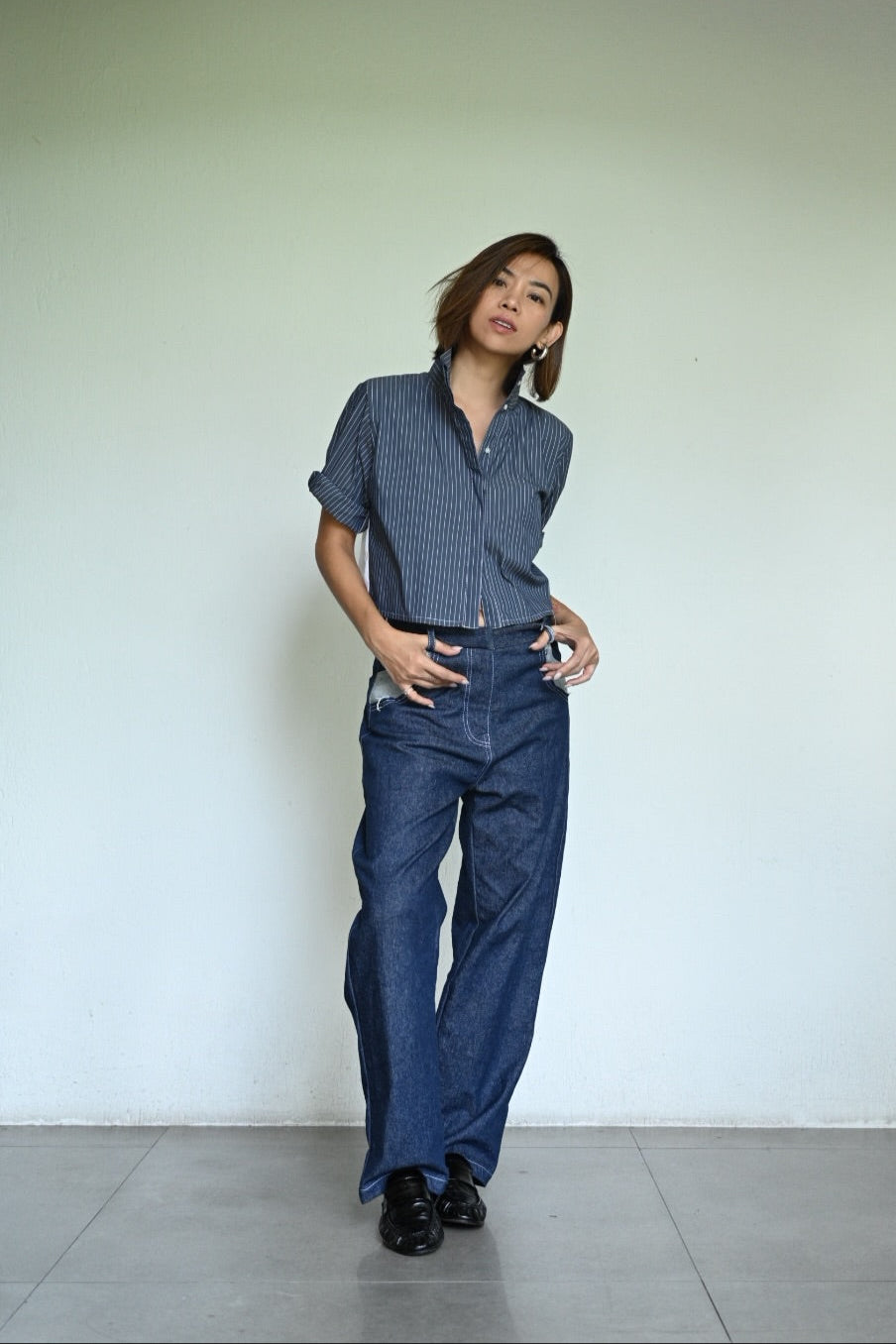 Jafa Barrel-Leg Jeans