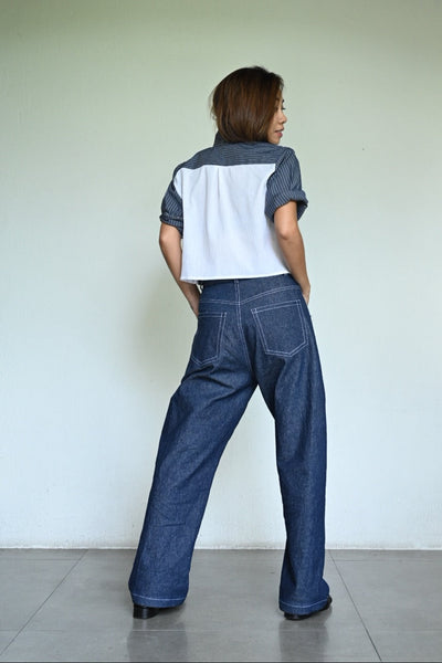 Jafa Barrel-Leg Jeans