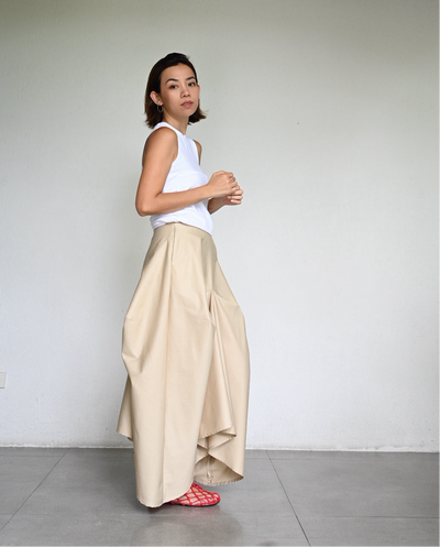 Origami Long Skirt