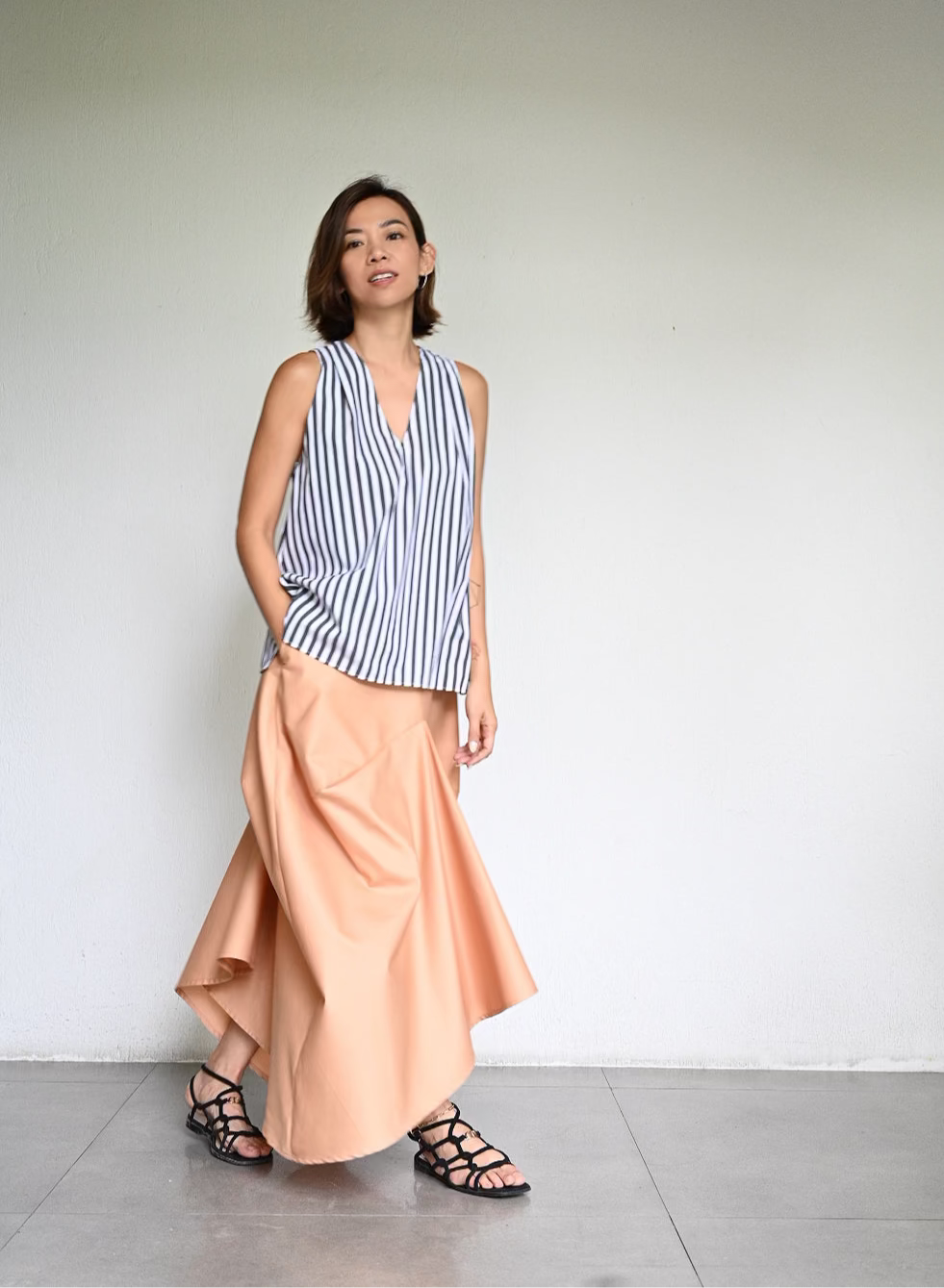 Origami Long Skirt