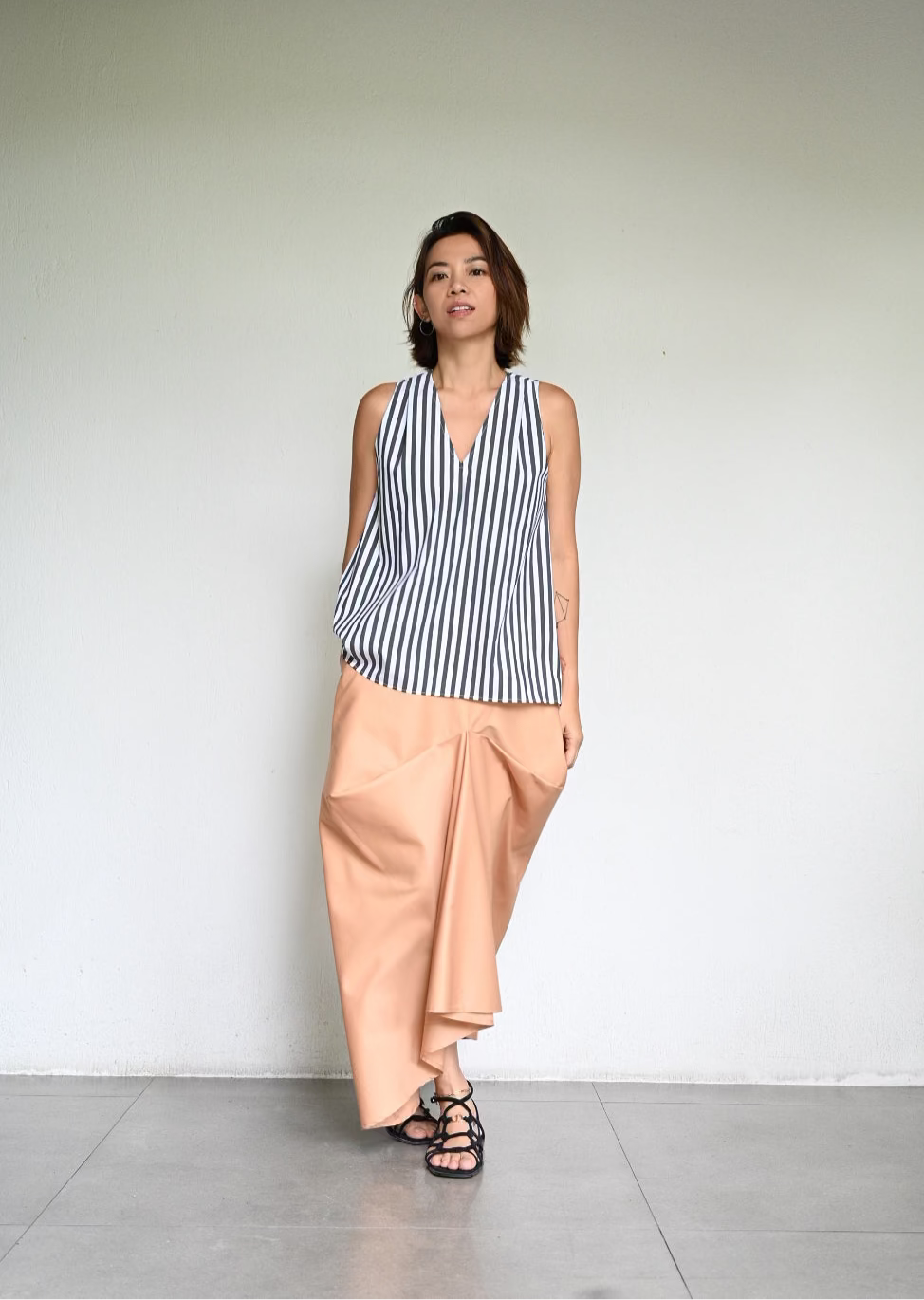 Origami Long Skirt