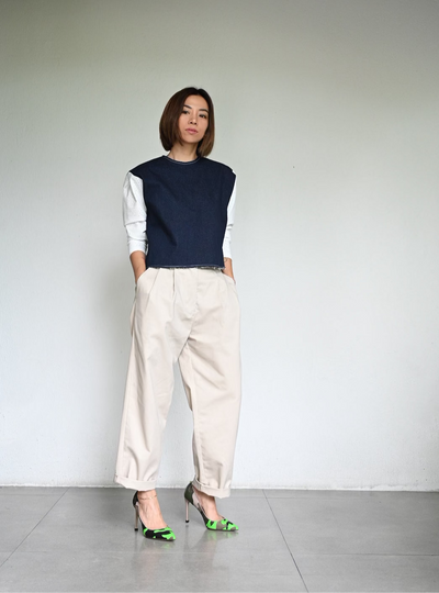JUNY Denim Pullover