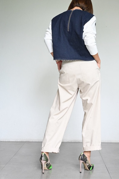 JUNY Denim Pullover
