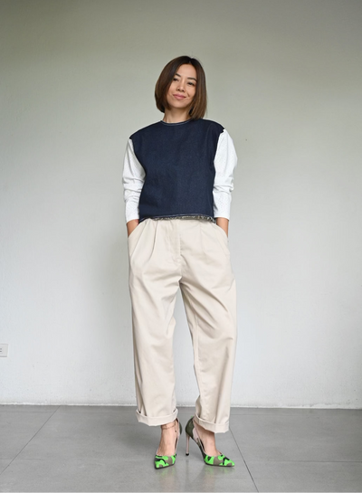 JUNY Denim Pullover