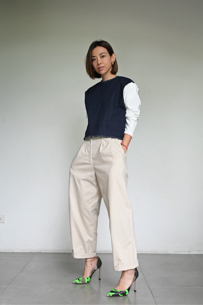 JUNY Denim Pullover