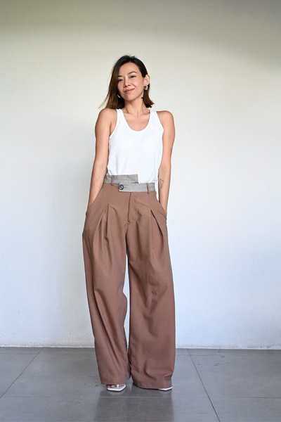 Mina Crumpled Linen