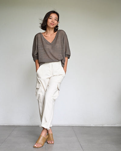 Asha Wide V Top