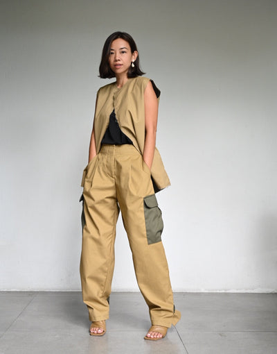 Malek 2-Tone Cargo Pants
