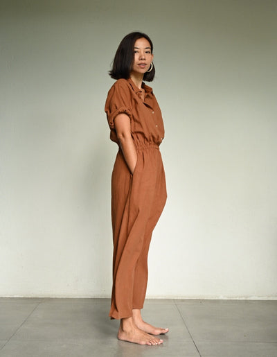 SAFIYA Gathered Waist Dress