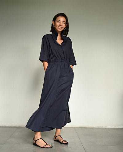 SAFIYA Gathered Waist Dress