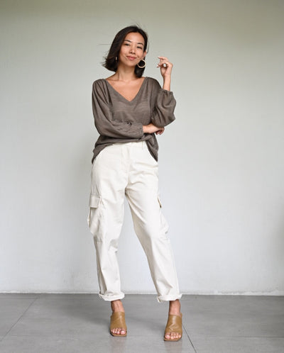 Asha Wide V Top